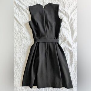 White House Black Market Classic Black Midi Dress